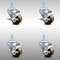 Service Caster 3 Inch SS High Temp Phenolic Swivel 3/8 Inch Threaded Stem Caster Set Brake SCC SCC-SSTS20S314-PHSHT-TLB-381615-4 - alternate 4